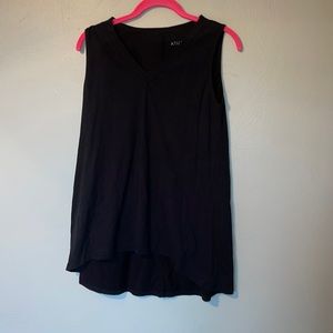 C30 Black sleeveless top. Longer length